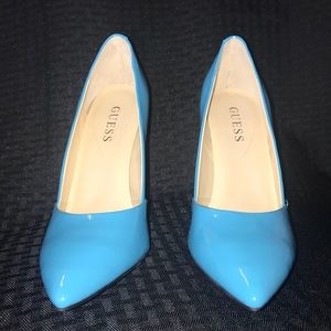 Blue brand new high heels